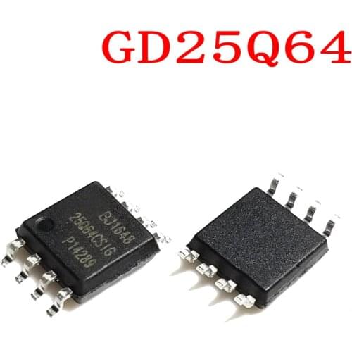 5PCS GD25Q64 SOP 25Q64 GD25Q64BSIG SOP-8 25Q64BSIG SOP8 64Mbit Flash Memory original authentic