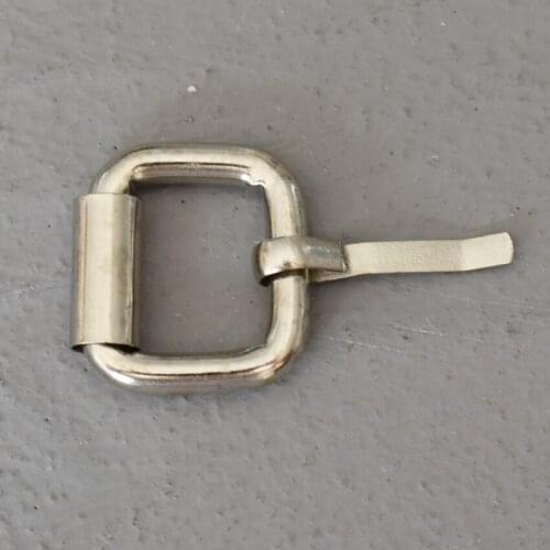 50 Pcs 15mm/20mm DIY Metal Heavy Duty Thickness Shoulder Leather Bag Strap Belt Web Rectangle Adjust Tri-glide Pin Buckle