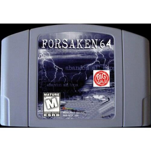 64bit game ** Forsaken 64 ( USA NTSC Version!! )