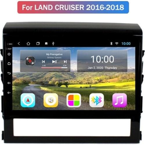 Android 10.0 Quard Core 2G+32G WIFI HD 1024*600 Car GPS Nagavition for TOYOTA LAND CRUISER LC200 2016-2018 Car GPS player