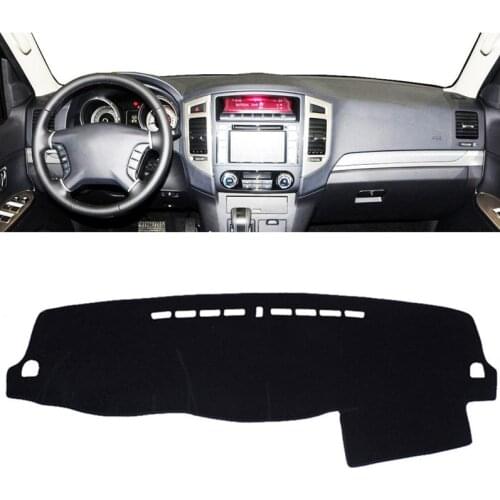 Car Dashboard Cover Dash Mat Pad Sun Shade Instrument Carpet For Mitsubishi Pajero Montero 2007 2008- 2015 2016 2017 Accessories
