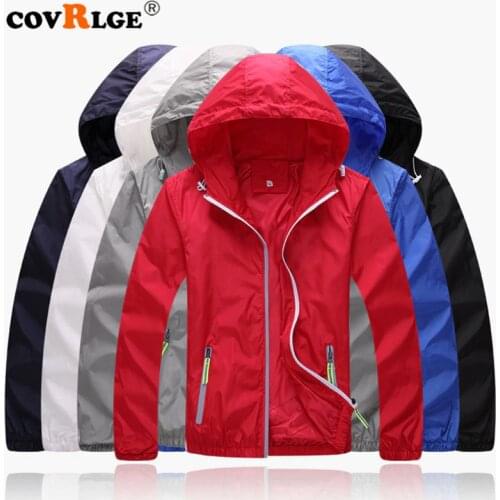 Covrlge Men's Windbreakers