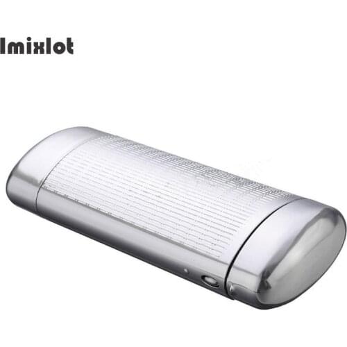 Imixlot Design Silver Aluminum Magnesium Elegant Sunglasses Cases High Quality Automatic Reading Glasses Box Spectacle Cases