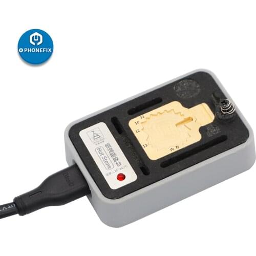 Qianli Hot Stone Constant Temperature Fixture BGA Glue Removing Station for iPhone 7- 11 Pro CPU Fingerprint Welding Platform