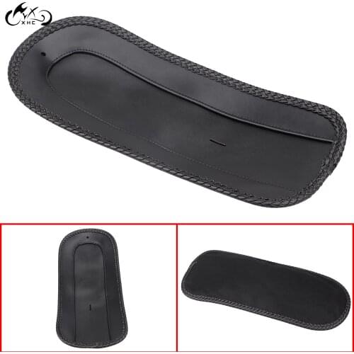 Leather Rear Fender Bib Skin Solo Seat Kit For Harley Dyna Wide Glide FXDWG FXDL
