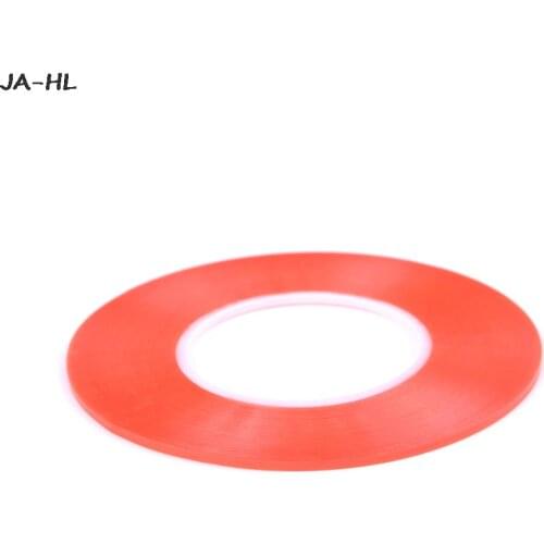 Red Double Sided Adhesive Tape High Strength Acrylic Gel Transparent No Traces Sticker for Car Auto Interior Fixed 3mm