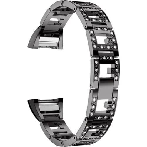 Stainless Steel Metal Bands for Fitbit Charge 2 for Women Men Replacement Bracelet Wristbands smart watch Accessories Sport Band