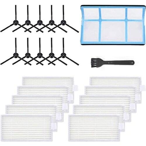 Junk Fighter Vacuum Filter Kit Replacement for Robot Vacuum ILIFE V3 V3S V5 V5