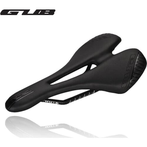 NEW GUB 1159 Carbon Fiber Saddle Ultralight Breathable Cycling Saddles Racing Road PU Leather Seat Carbon Saddle Bicycle Parts