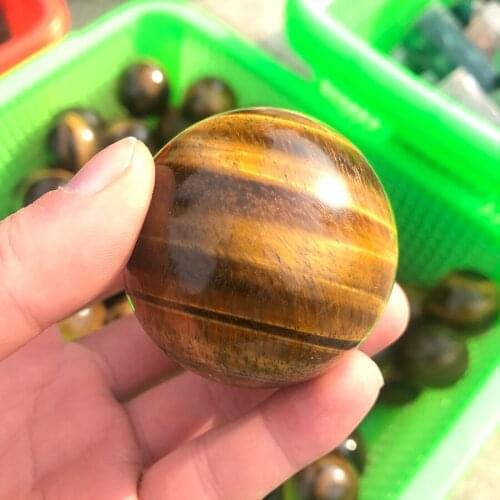 One kilogram natural tiger eye crystal crystal ball healing home decoration