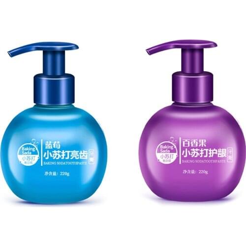 Fruit Flavor Baking Soda Whitening Toothpaste Stain Remover Whitening Toothpaste Dental Care New Liquid Toothpaste