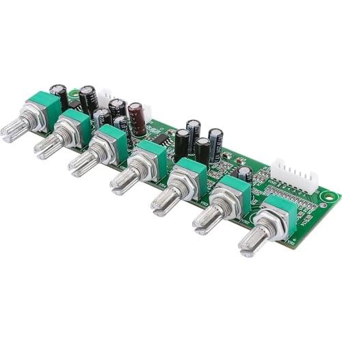 AIYIMA 5.1 Preamplifier Tone Board 6 Channel Preamp Amplifier Bass Frequency Volume Independent Adjustment For Home Theater DIY