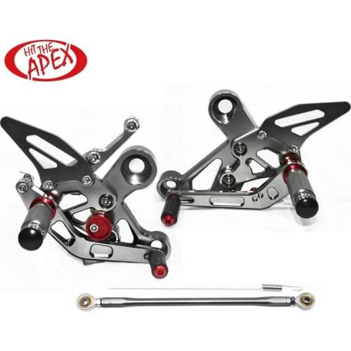 For YAMAHA MT09 FZ09 2014 2015 2016 2017 CNC Adjustable Rider Rear Footrest For YAMAHA MT 09 FZ 09 2014 2017 Foot Pegs Rearsets