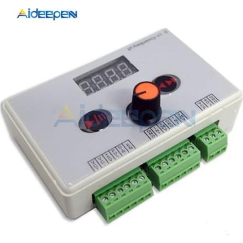 DC 7.5V-24V Reversible Stepper Motor Speed Controller Stepping Motor Speed Governer Governor Pulse Signal Controller LED Display