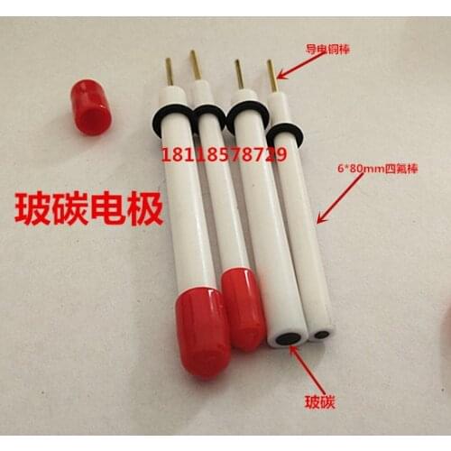 Glassy Carbon, 3mm, 4mm Glassy Carbon Electrode/Glassy Carbon Electrode/Polishing Cloth 3mm