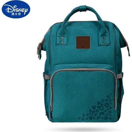 Disney Minnie Mickey diaper bag cartoon mother bag practical backpack multifunctional outing bottle insulation fashion handbag
