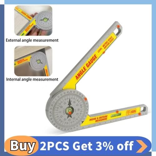 Miter Saw Protractor ABS Digital Protractor Ruler Inclinometer Protractor Miter Saw Angle Level Meter Measuring Tool