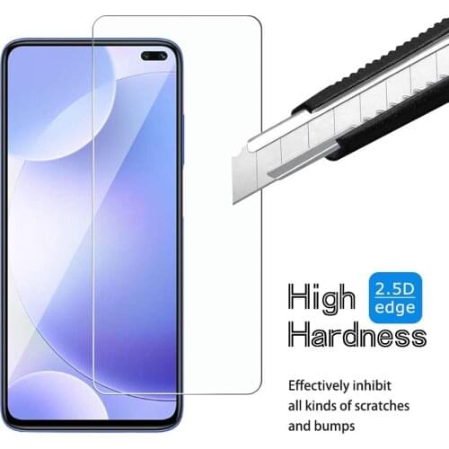 Tempered Glass For Xiaomi Redmi K30 4G 5G Glass 9H 2.5D Protective Film Explosion-proof Clear Screen Protector Phone Cover