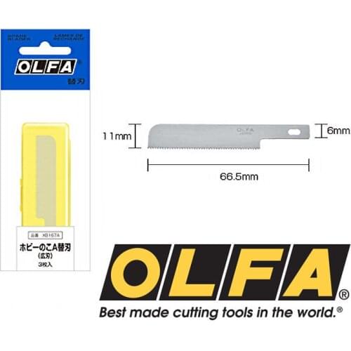 OLFA XB167A Hobby Saw A Replacement Spare Blades 3 Pcs for 167B