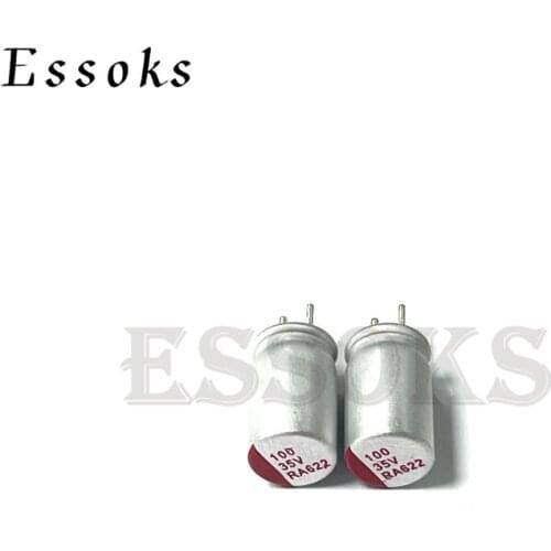 10pcs 35V 100uF 6X8 6X9 6X11 8X5 8X12 mm Super Low ESR 35V100uF For Motherboard Solid Capacitor Capacitors