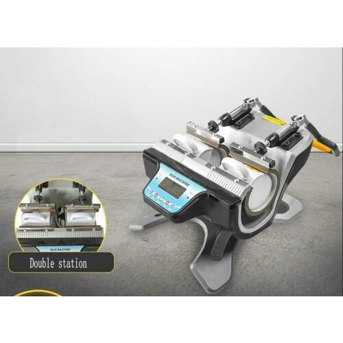 110/220V tow 280W, 10 to 17 oz double location manually hot baking cup machine personality sublimation gourd machine