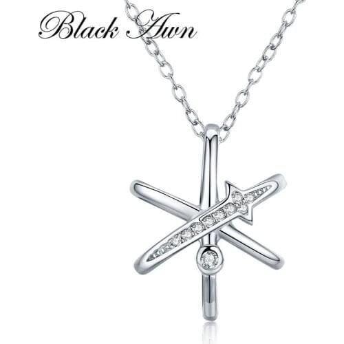 2021 New Romantic 925 Sterling Silver Fine Jewelry Noble Trendy Engagement Necklaces for Women Wedding Necklaces Pendants P183