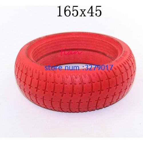 Free shipping made in china 6.5 inch tyre 165x45 Solid Tire for 6.5" Hoverboard Self Balancing Electric Scooter