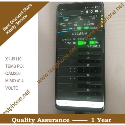 Free shipping DHL + X1 J9110 Tems Pocket Handset , Support 5CA & 4X4MIMO & QAM256 & VOLTE ... Testing