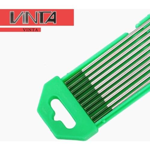 Free shipping WP20 high quality Tungsten electrode for argon arc welding Green tungsten electrode