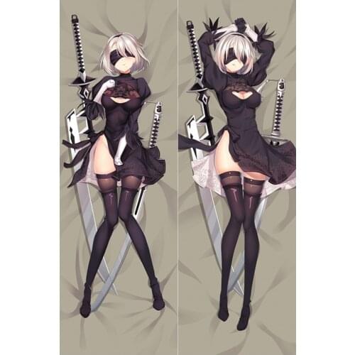 Game NieR:Automata YoRHa No.2 Type B Cosplay Dakimakura Pillow Case Hugging Body Prop