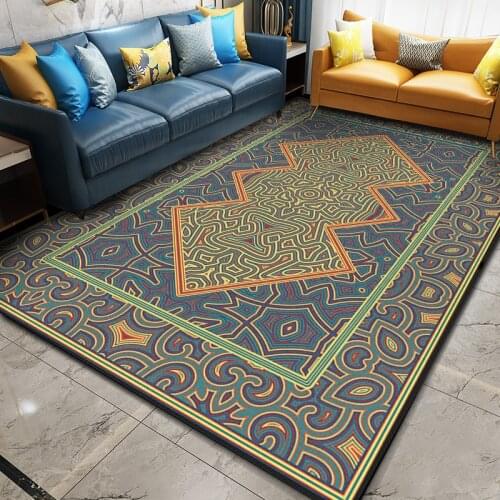 Geometric Nordic Floor Rug Parlor Coffee Table Mat Kid Room Play Area Rugs Modern Home Bedroom For Living Decor Room Carpets Big