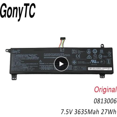 GONYTC 0813006 NEW Original Battery FOR LENOVO IdeaPad 120S-11 120S-11IAP 7.5V 27WH