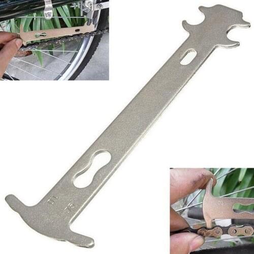 1pcs Bicycle Chain Calipers Indicator Checker Mountain Road Bike Chains Gauge Measurement Ruler Cycling Replacement Repair Tool