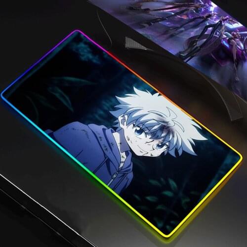 RGB Hunter X Hunter Mousepad 40x90 Mause Pad Gaming Accessiores Mouse Pad Keyboard Mat 90x30 Podkladka Pod Mysz Tapis De Souris