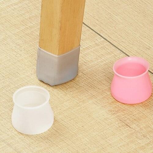 Furniture Table Chair Leg Floor Feet Cap Cover Protector Feet Pads Non-slip Table Chair Leg Caps Foot Protection Bottom Cover