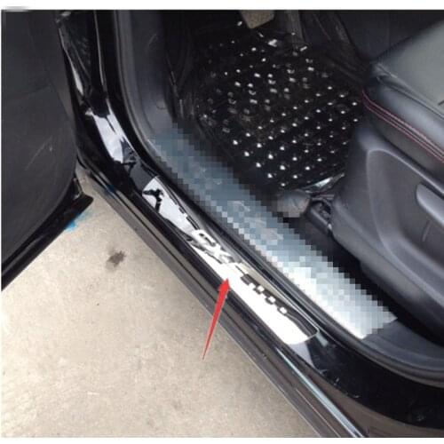 Stainless steel Scuff Plate Door Sill Welcome Pedal For Mazda CX-5 CX5 2013-2015 Car Styling Accessories 4PCS