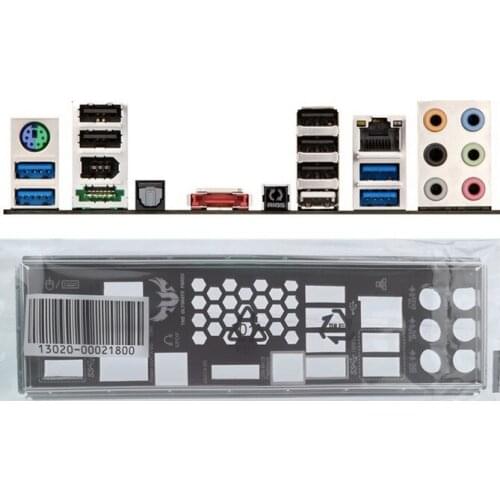 New I/O shield back plate of motherboard for SABERTOOTH X79 just shield backplate Free shipping