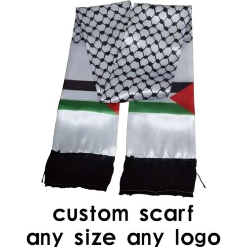 Custom Flag football team Barca Custom Fashionable fan Scarf flag Men Football Club Sport Fan Scarves Neckerchief Double side