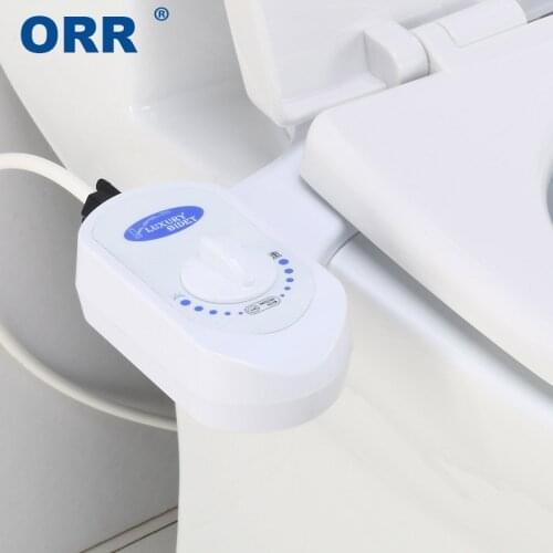 Unplugged Bidet Toilet Seat Ass Sprayer Attachment Self Cleaning Bathroom Non-Electric Buttocks Washing ORR