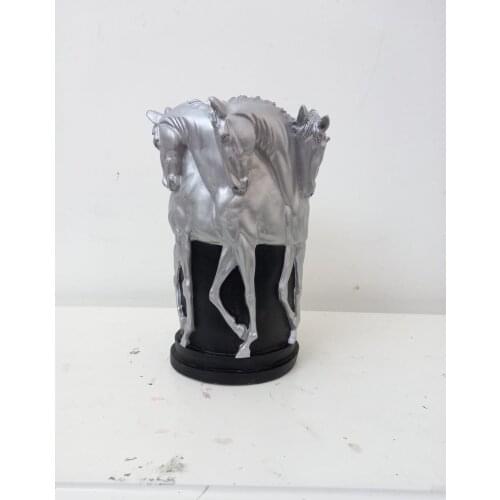 AROSE HORSE VASE HOME OFFICE DECOR