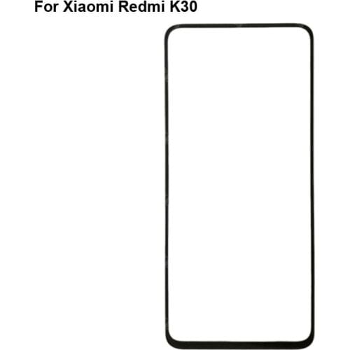 2PCS For Xiaomi Redmi K30 Touch Screen Digitizer TouchScreen Glass panel For Xiao mi Redmi K 30 Without Flex Cable Parts