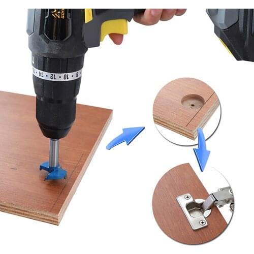 Hinged Hole Locator Door Hinge Positioning Template 35mm Hole Opener Woodworking Hinge Punching Installation Aid For Woodworking