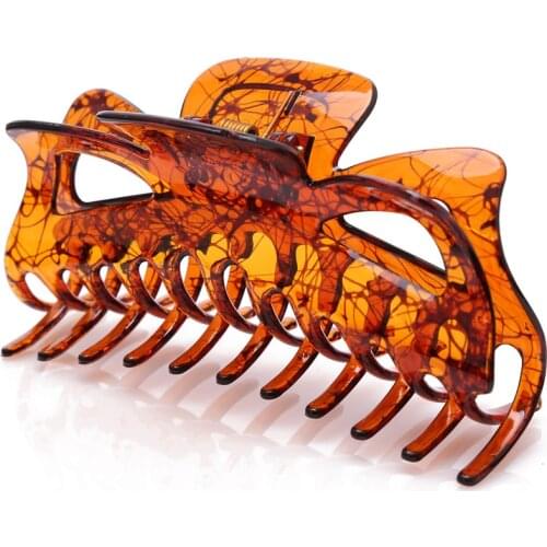 High Quality Thick Hair Clip for Women and Girls Fashion Large 5.5 Inches Hair Claws Hair Accessories Big Size14cm Styling Tool