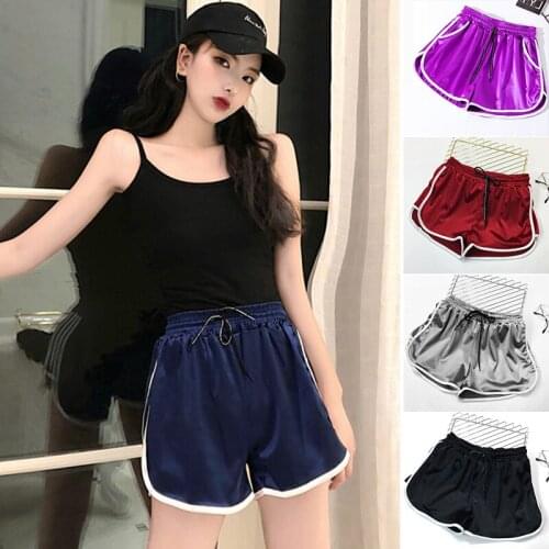WomenS Korean Thin Wide Leg Sports Shorts WomenS Running Fitness