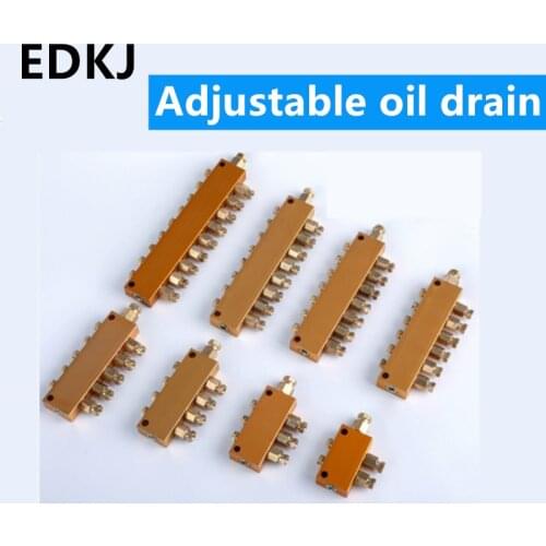 1 Inlet 2-12 Outlet Distributor Oil Separator Adjustable Oil Outlet Adjustable Oil Distribution Valve