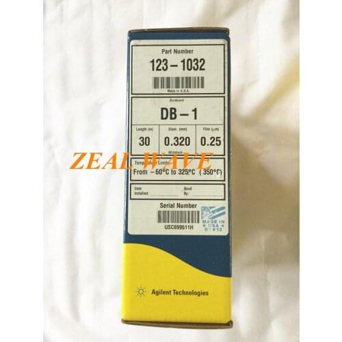 123-1032 Agilent Gas Chromatography Column DB-1 30m 0.32mm 0.25u