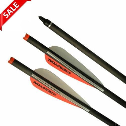 20" Carbon Crossbow Bolt with Easton Vane Arrow Screw Field Point O.D.8.8mm Archery Outdoor Hunting Shooting Sport Free Shipping