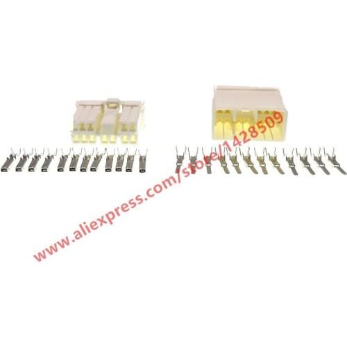 5 Sets 12 Pin Female Male Auto Conenctor With Terminals Pins 173851-1