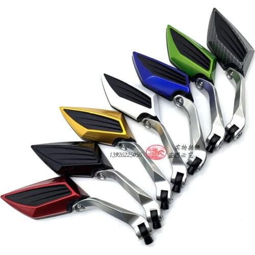 Motorbike side mirrors colorful universal 8MM 10MM moto mirrors for Kawasaki versys 650 z900rs z650 motorcycle rearview mirror