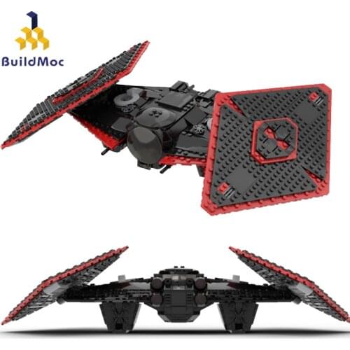 Buildmoc Star Plan Movie Wrath Heavy Bomber Transport Fighter Spaceship Warship Building Blocks Bricks Toys For Children Gifts